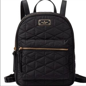 Black kate spade backpack